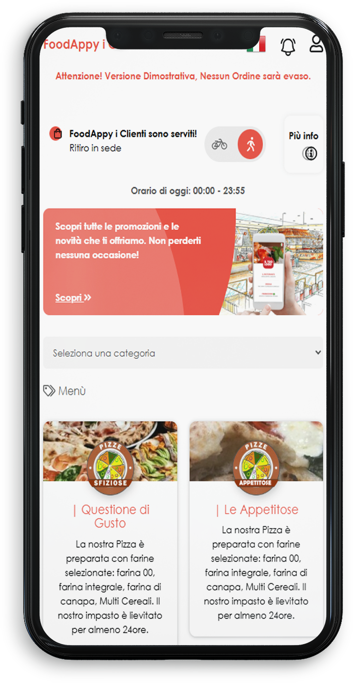 versione App FoodAppy
